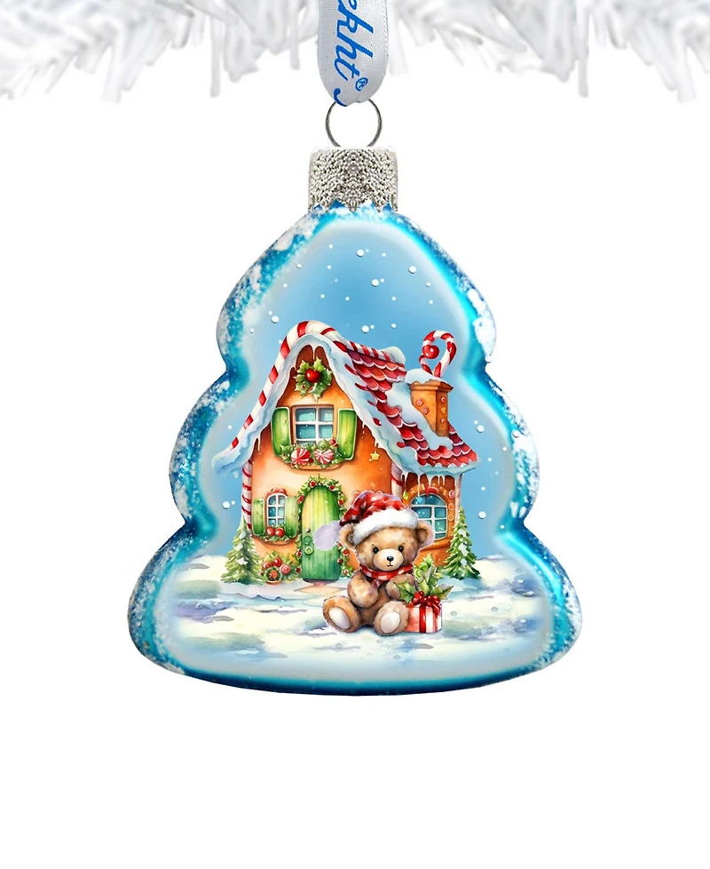 Designocracy Christmas Cottage Keepsake Mercury Christmas Glass Ornaments G. DeBrekht