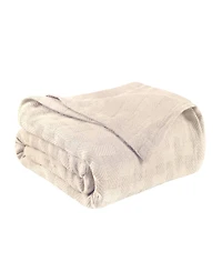 Superior Basket Weave All Season Cotton Blanket