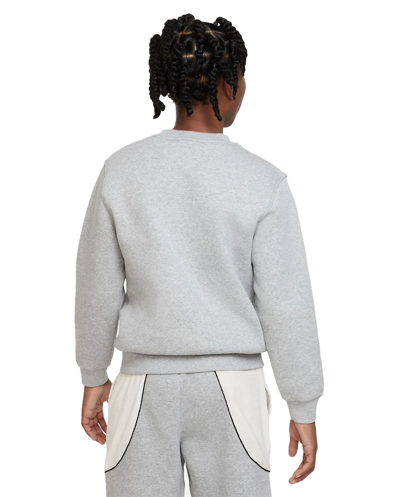 Nike Big Kids Sportswear Club Fleece Classic-Fit Sweatshirt