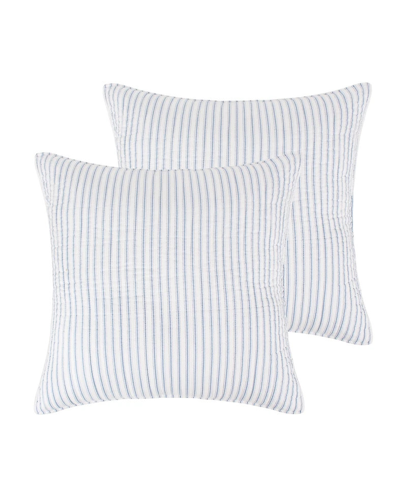 Levtex Tobago Stripe 2-Pc. Sham Set, European