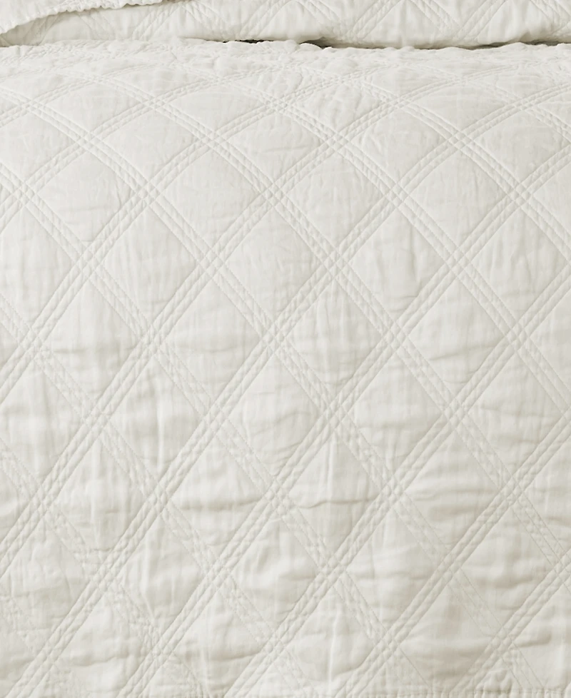 Levtex Washed Linen Relaxed Textured Quilt, Twin/Twin Xl