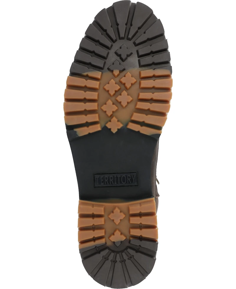 Territory Men's Brute Tru Comfort Foam Cap Toe Lace-up Ankle Boots