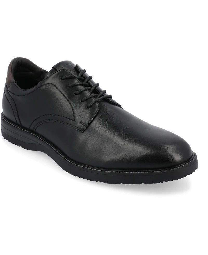 Vance Co. Men's Rutger Tru Comfort Foam Plain Toe Hybrid Dress Shoes