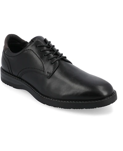 Vance Co. Men's Rutger Tru Comfort Foam Plain Toe Hybrid Dress Shoes