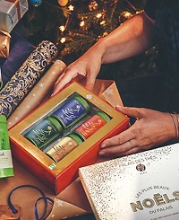 Palais des Thes Holiday 2025 Gift Set of Loose Leaf Mini Tins, 4 Pieces
