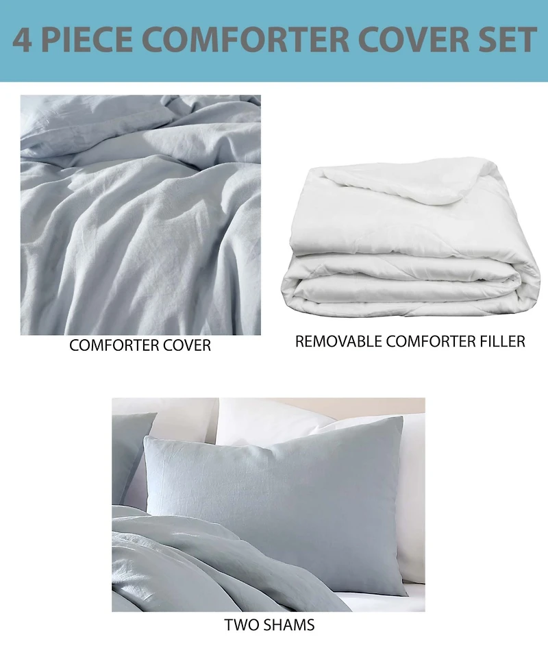 Riverbrook Home Logan 4-Pc. Comforter Set, King