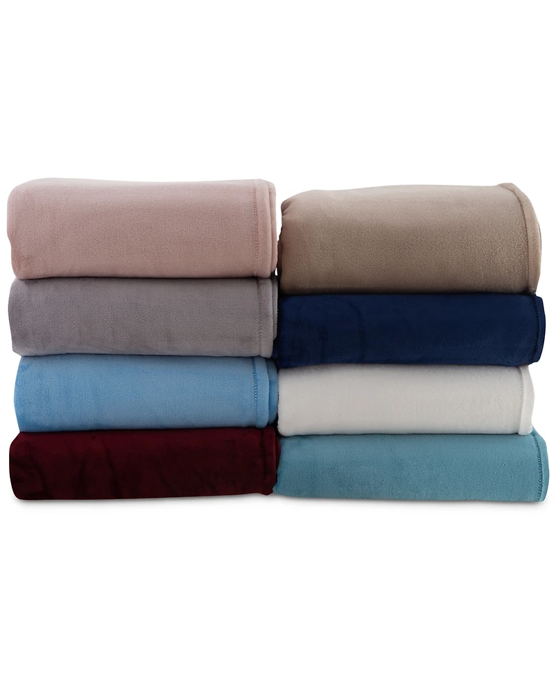 Berkshire Classic Velvety Plush Blanket, Full/Queen, Exclusively at Macy's