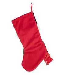 Glitzhome 20.5" L Hooked Stocking, Snowman