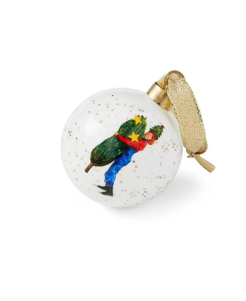 Kit Kemp for Spode Christmas Doodles Branch Manager Bauble Ornament