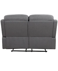 Fletcher 59.8" Stain-Resistant Polyester Reclining Loveseat