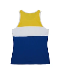 Men's Mitchell & Ness Royal Golden State Warriors Special Script Tank Top
