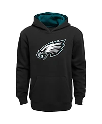 Big Boys Black Philadelphia Eagles Prime Pullover Hoodie