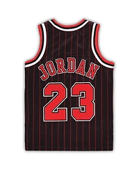 Toddler Boys and Girls Mitchell & Ness Michael Jordan Black Chicago Bulls 1996/97 Hardwood Classics Authentic Jersey