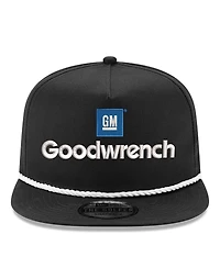 Men's New Era Black Richard Childress Racing Gm Goodwrench Golfer Snapback Hat