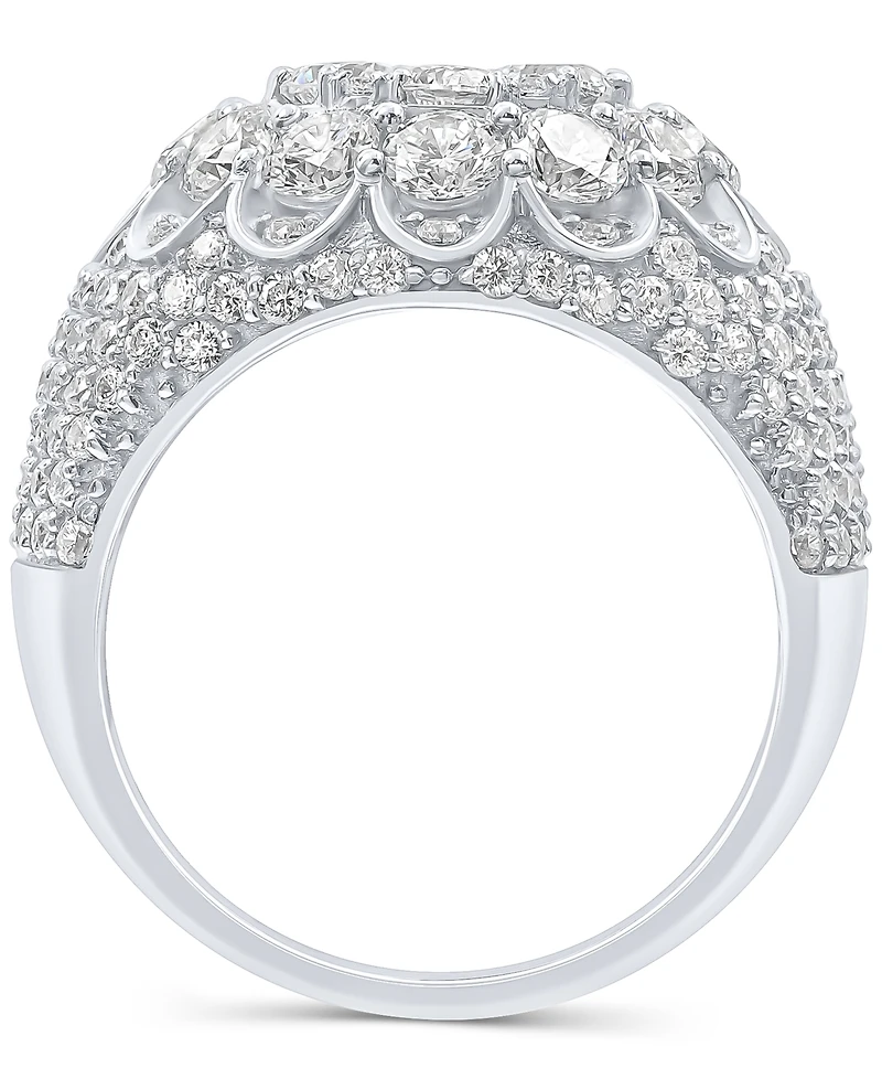 Men's Diamond Halo Cluster Ring (5 ct. t.w.) in 10k Gold