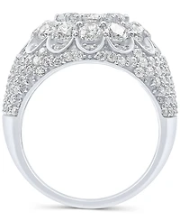 Men's Diamond Halo Cluster Ring (5 ct. t.w.) in 10k Gold