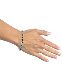 Men's Black Diamond Tennis Bracelet (3-1/2 ct. t.w.) in Sterling Silver