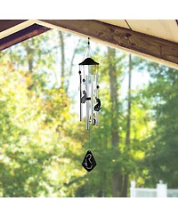 34" Long Black Cat Silhouette Wind Chime