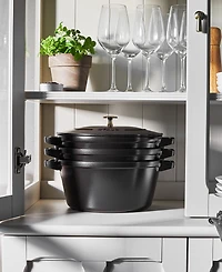 Staub Cast Iron 4-Piece Stackable Set