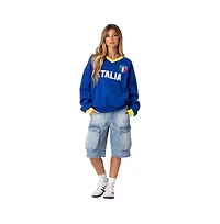 Women's Italy oversized sweatshirt