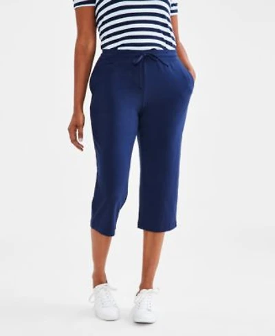 Style Co Womens Mid Rise Capri Sweatpants Pp 4x Created For Macys