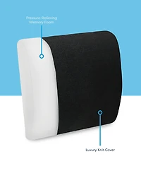 ProSleep Lumbar Back Support Memory Foam Accessory Pillow