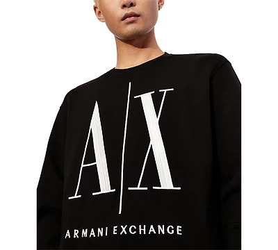 A|X Armani Exchange Men's Icon Logo Pullover Sweatshirt