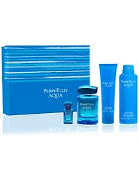 Perry Ellis Men's 4-Pc. Aqua Eau de Toilette Gift Set