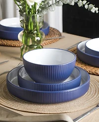Christian Siriano Larosso 12 Pc. Dinnerware Set, Service for 4