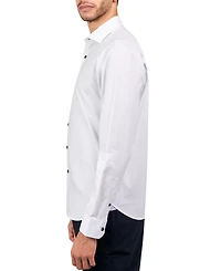 Michelsons of London Men's Regular-Fit Fine Stripe Dress Shirt