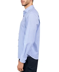 Michelsons of London Men's Regular-Fit Gingham Dot Dress Shirt