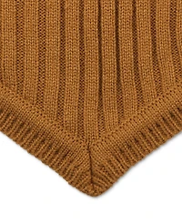 Michael Michael Kors Women's Wide-Rib Button Turtleneck Poncho