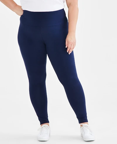 Style & Co Plus High-Rise Leggings, Exclusively at Macy's