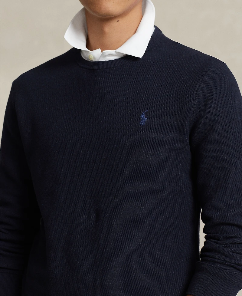 Polo Ralph Lauren Men's Textured Cotton Crewneck Sweater