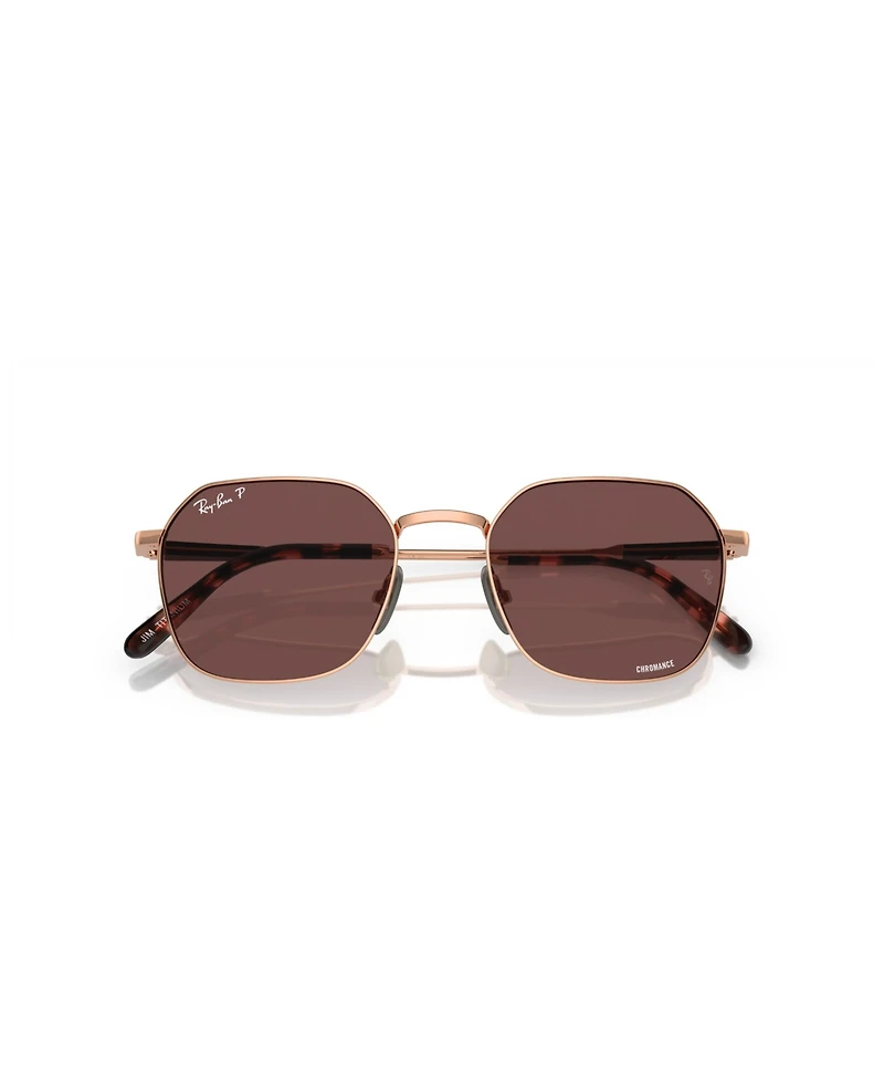 Ray-Ban Unisex Jim Titanium Polarized Sunglasses, RB8094