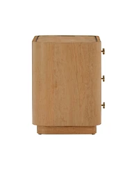 Tov Furniture 1 Piece Acacia 1 Drawer Nightstand