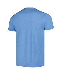 Men's and Women's Homage Light Blue Hey Dude Graphic Tri-Blend T-shirt