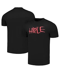 Men's Black Hole Crossed Heart Logo T-shirt