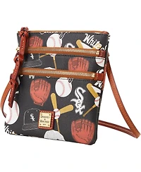 Women's Dooney & Bourke Chicago White Sox Game Day Triple Zip Crossbody Purse