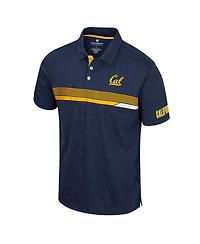 Men's Colosseum Navy Cal Bears No Problemo Polo Shirt