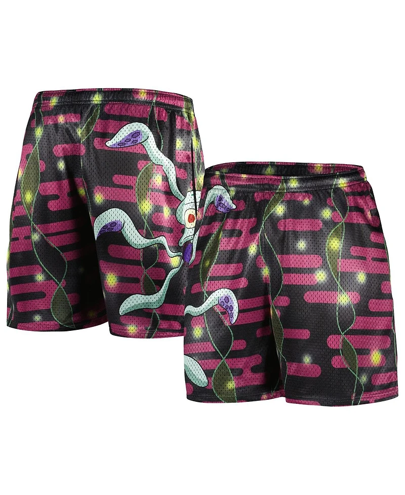 Men's Chalk Line Black SpongeBob SquarePants Culture Shock Retro Shorts