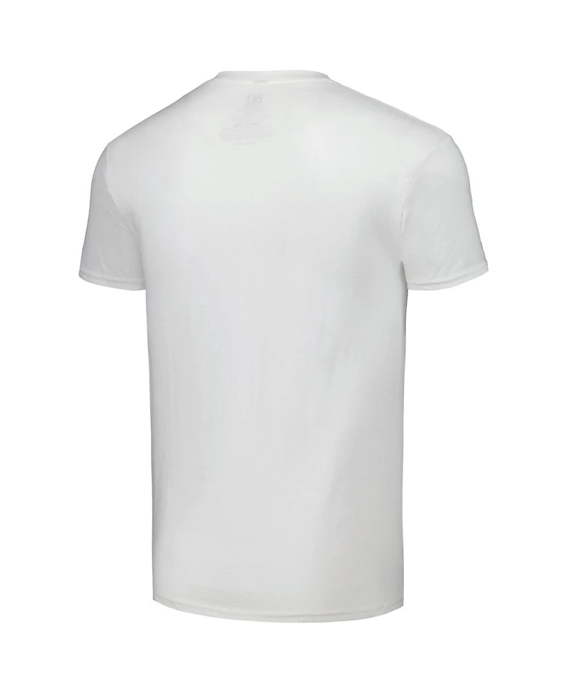 Men's White 50th Anniversary of Hip Hop Flavor Fav Graphic T-shirt