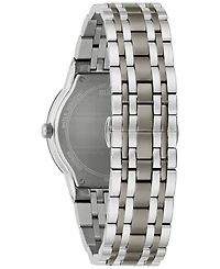 Bulova Men's Modern Diamond Accent Two-Tone Stainless Steel Bracelet Watch 40mm