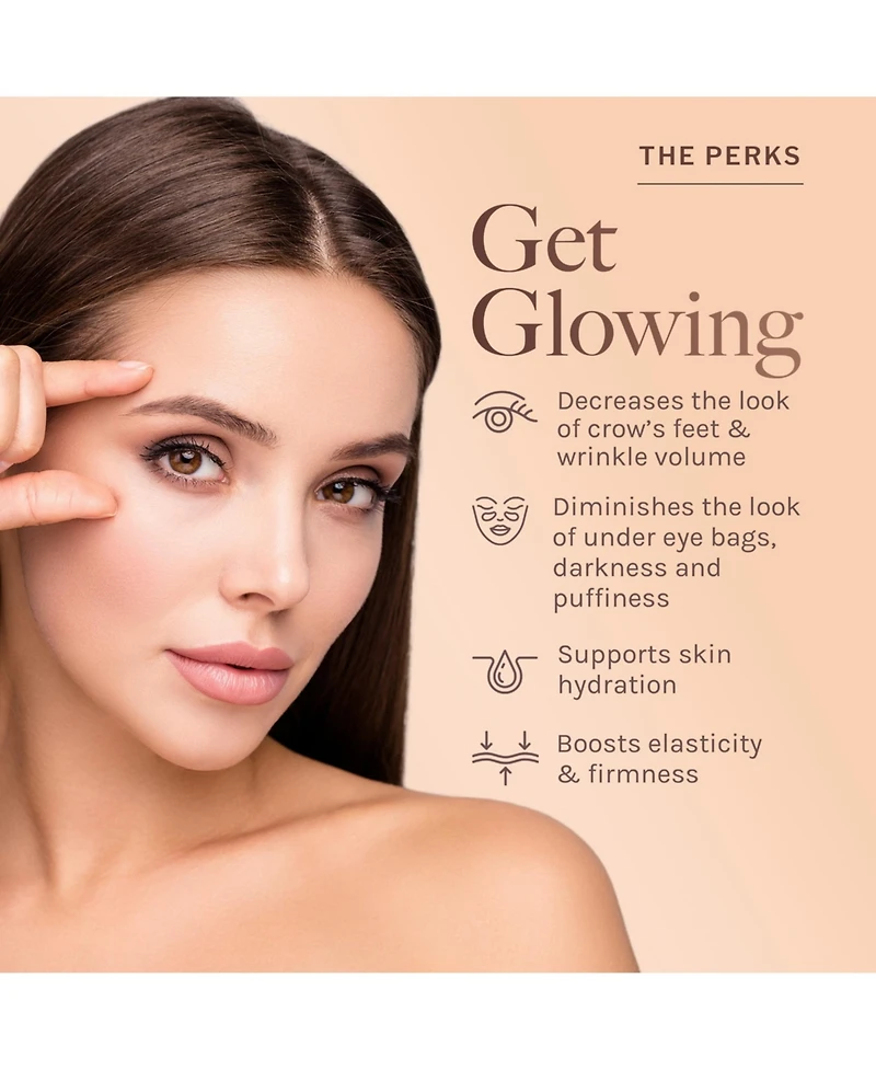 Reserveage Beauty, Illuminating Eye Cream with Pro-Collagen Booster, Diminishes Dark Circle and Smooths Wrinkles with Micro-Encapsulated Copper Peptid