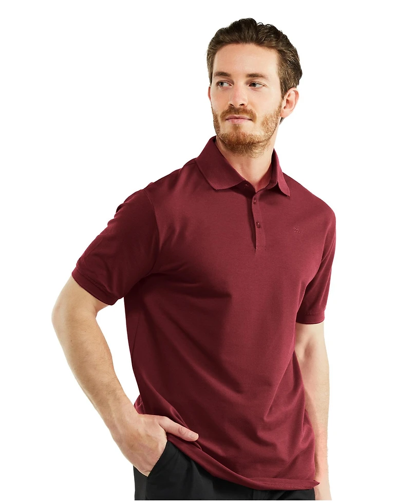 Men's Classic-Fit Cotton-Blend Pique Polo Shirt