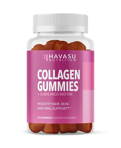 Collagen Gummies, Lemon Flavored, Havasu Nutrition, 60ct