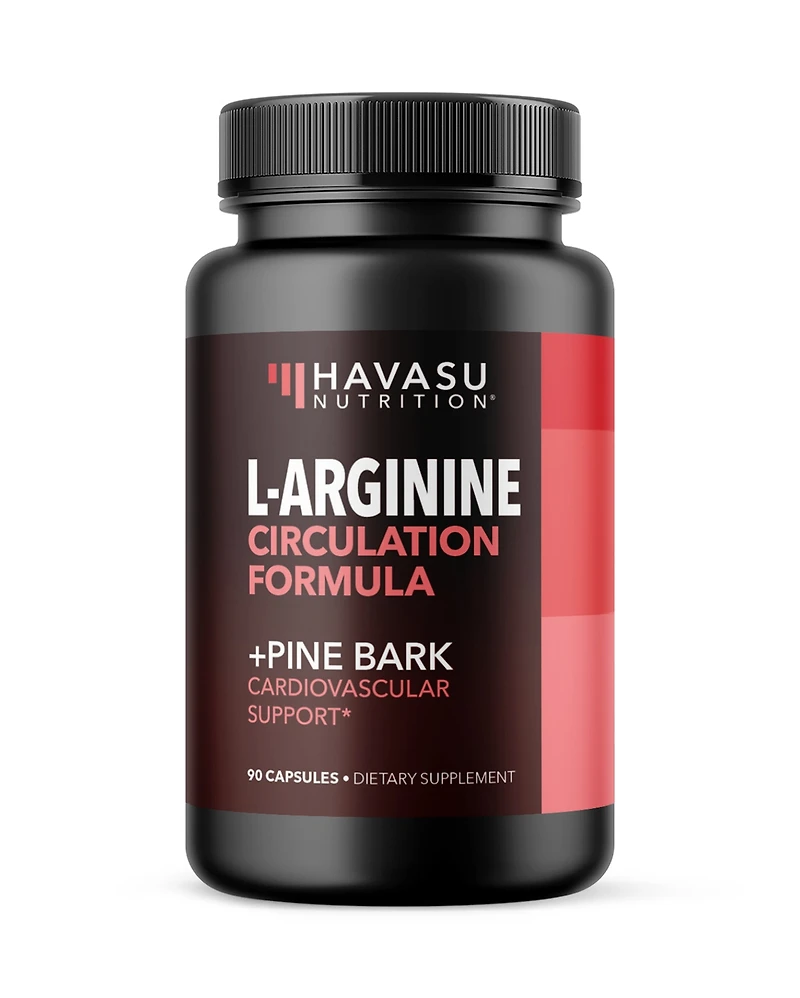 L-Arginine + Pine Bark Capsules, Havasu Nutrition, 90ct