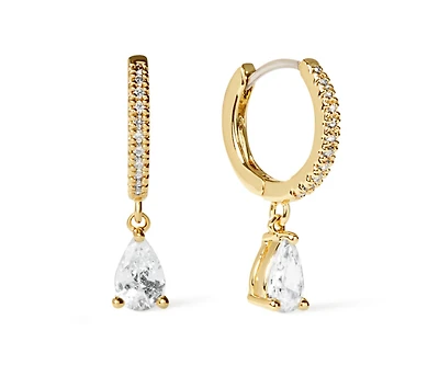 Ana Luisa Delicate Huggie Hoops - Elise