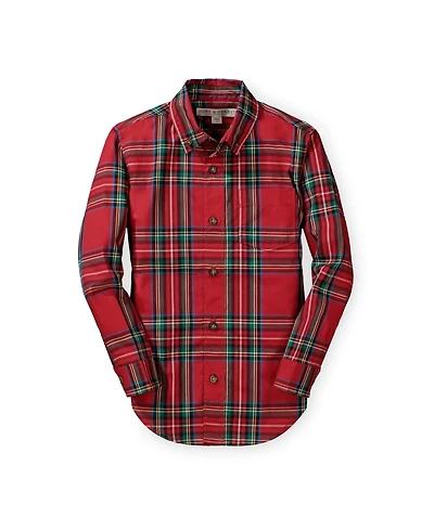 Hope & Henry Boys Stretch Poplin Long Sleeve Button Down Shirt