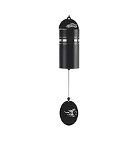 22" Long Metal Black Tube SunFace Chime